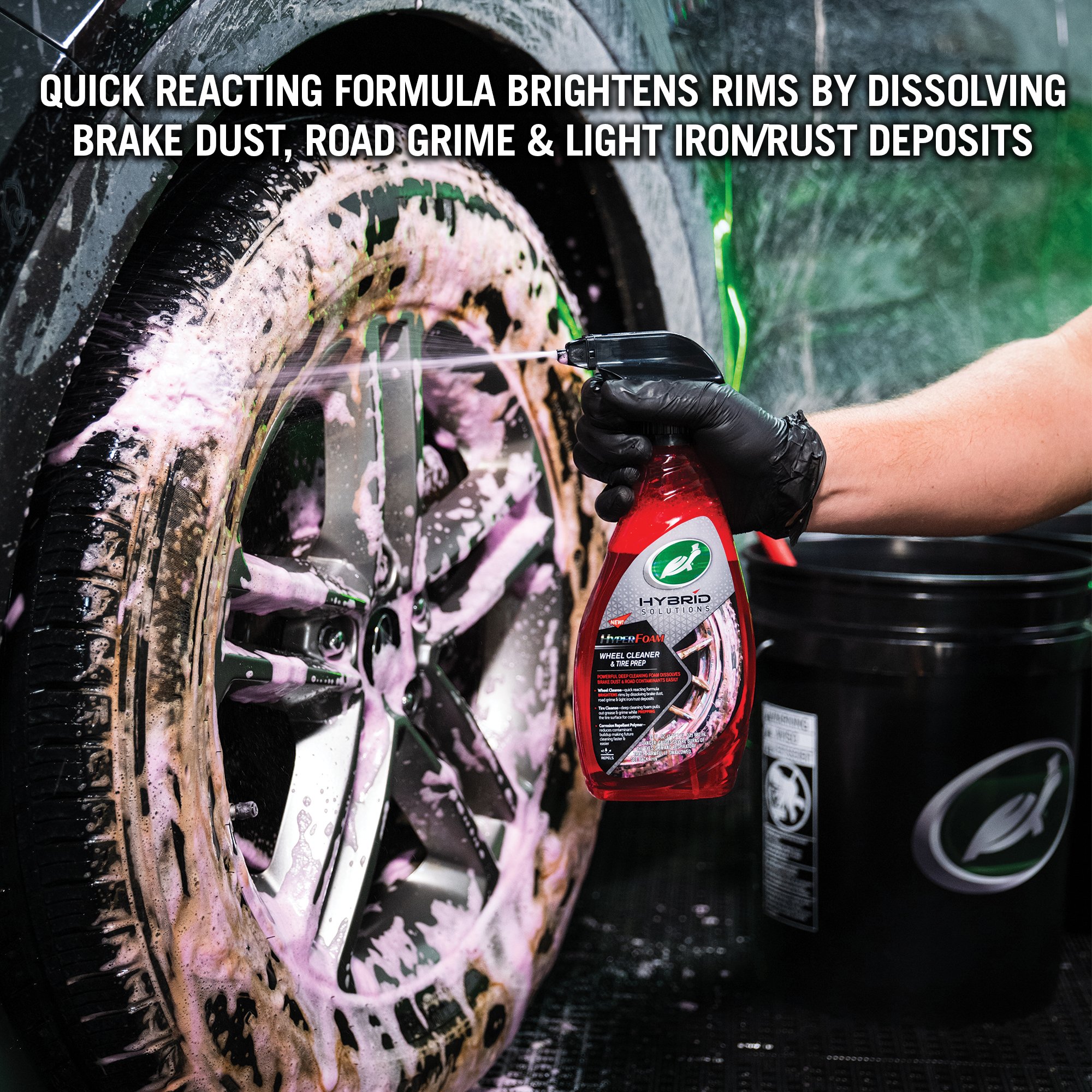 Hybrid Solutions Hyper Foam Wheel Cleaner & Tire Prep