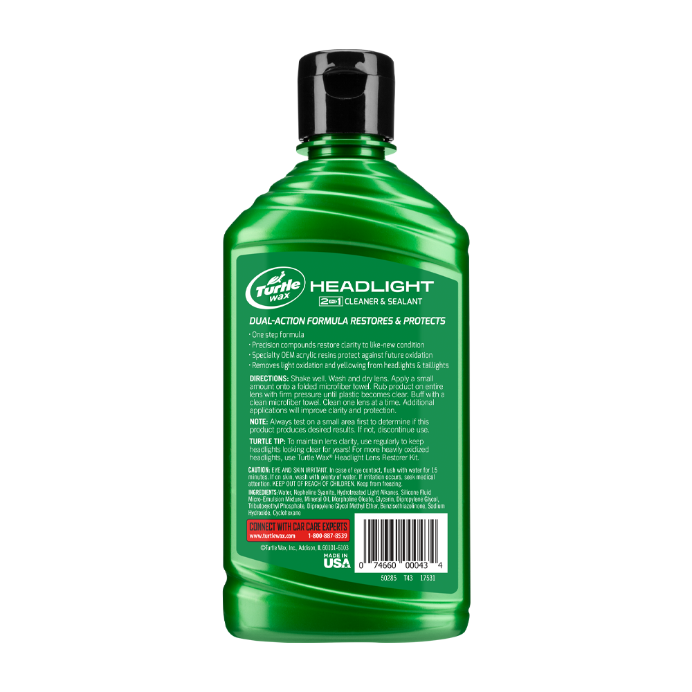 Headlight Cleaner and Sealant