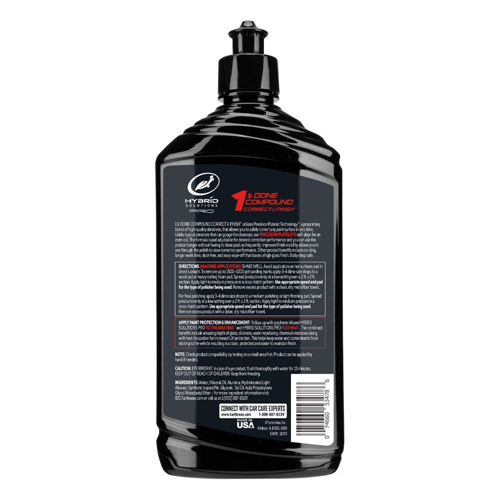 Hybrid Solutions Pro 1 & Done Professional Polishing Compound Correct and Finish